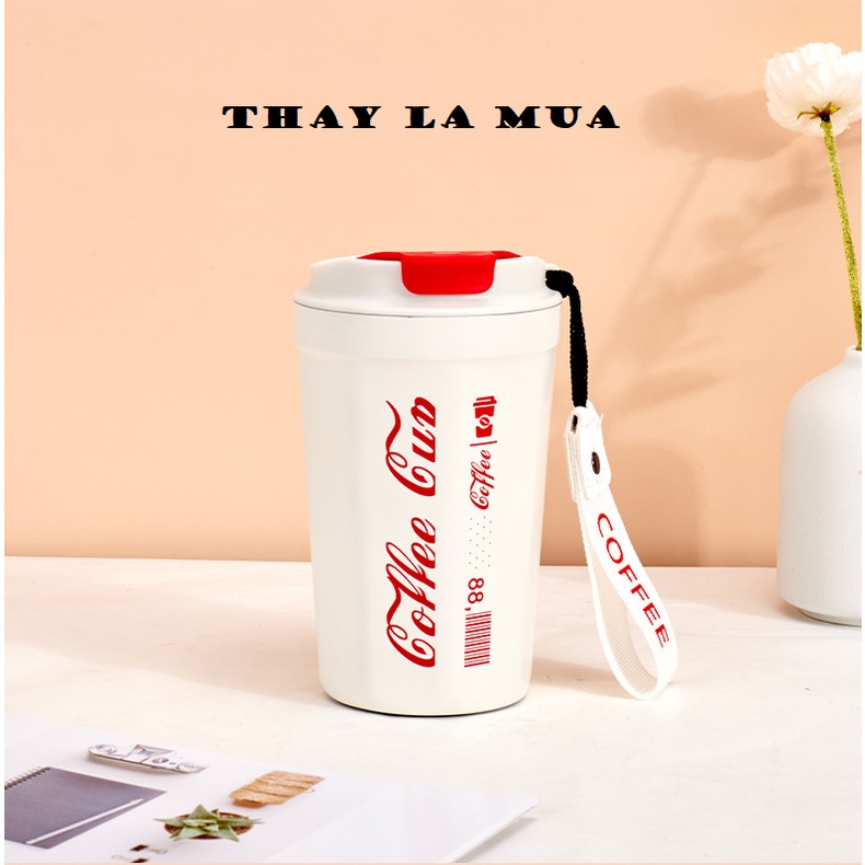 Bình Giữ Nhiệt Coffee Cun - Bình Đựng Nước Giữ Nhiệt Bằng Thép SUS304