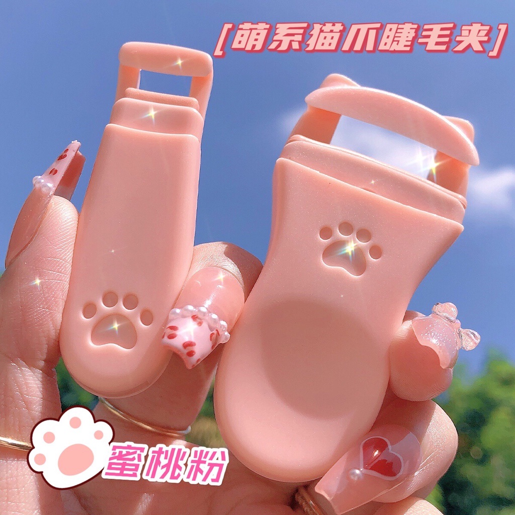 Bộ dụng cụ bấm cong lông mi thiết kế hình chân mèo dễ thương | BigBuy360 - bigbuy360.vn