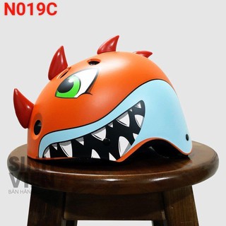 nón bảo hiểm khủng long ( xanh chuối )