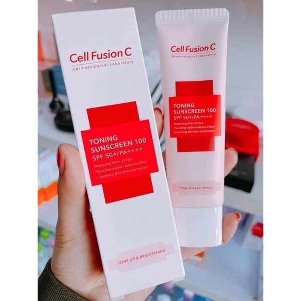 Kem chống nắng Cell Fusion C  nâng tông da 50ml [Chính Hãng]