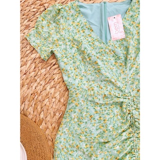 DR165- Đầm rút dây cổ V Bem
