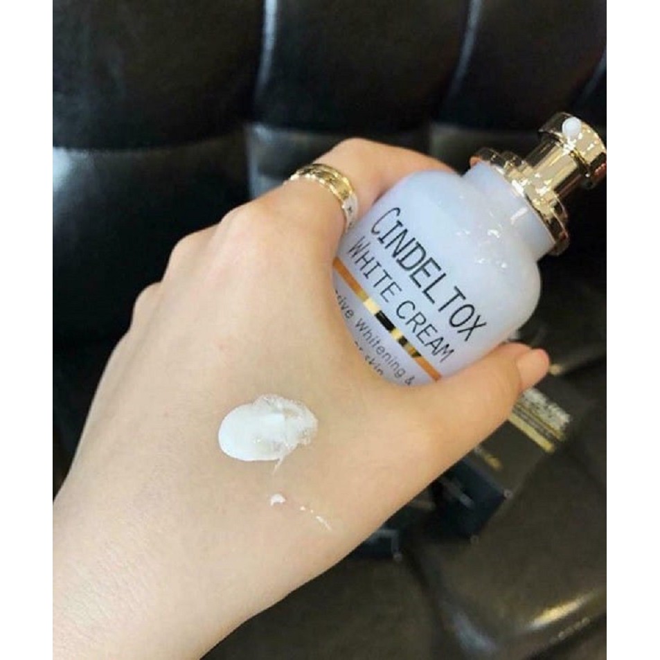 [ Hàng Chuẩn ] Kem Dưỡng Trắng Da Cindel Tox White Cream Hàn Quốc, Chai 50ml, Giúp Da Sáng Mịn Trắng Xinh