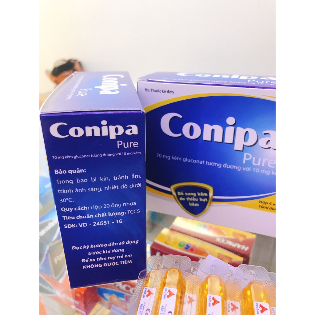 Conipa Pure bổ sung kẽm hộp 20 ống 5ml