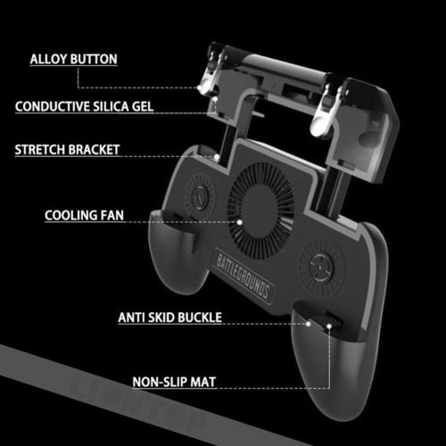 Tay Cầm Chơi Game - Quạt Tản Nhiệt Kiêm Sac Dự Phòng - PUBG, ROS, FF