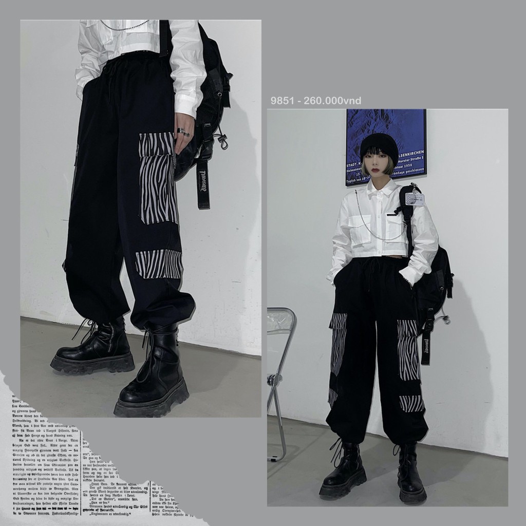 Quần Jogger Phong Cách Zebra - Mã Số: 9851