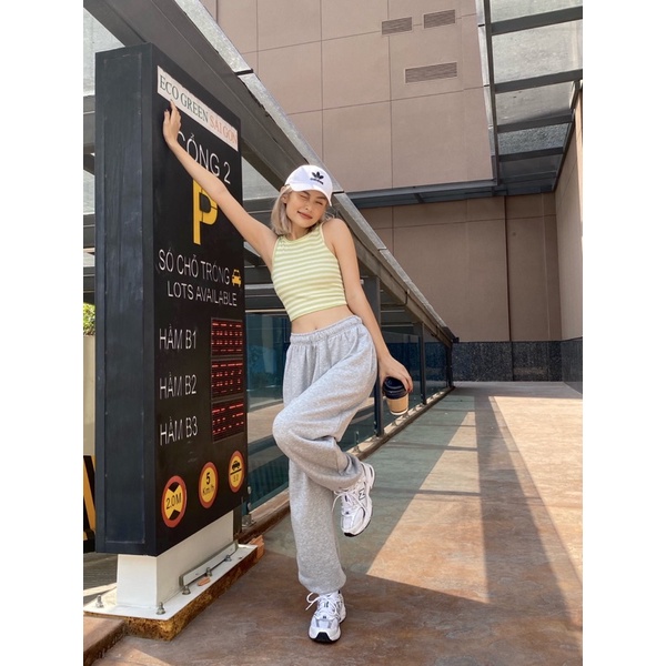Sibling House - Quần jogger nữ trơn bo ống cá tính LUCY JOGGER PANTS