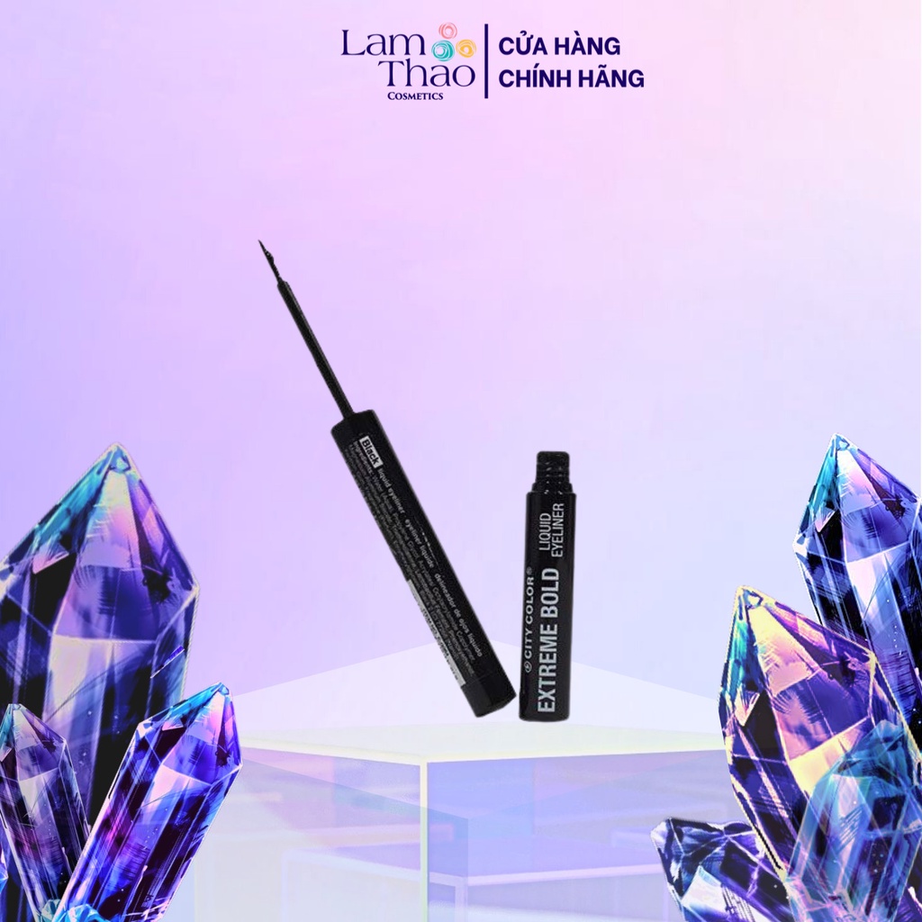 Kẻ Mắt Nước City Color Extreme Bold Liquid Eyeliner