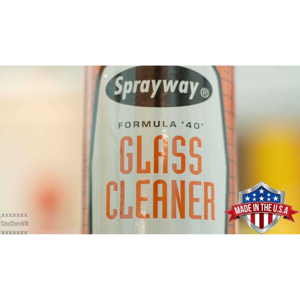 Chai xịt tẩy màn hình LCD, thấu kính máy ảnh Sprayway Formular 40'