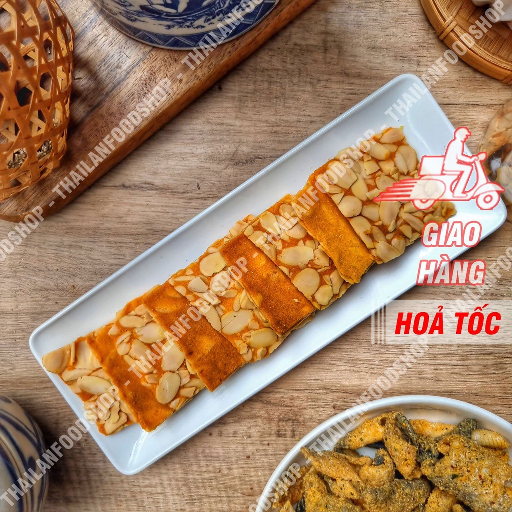 Bánh Ngói Hạnh Nhân (Truyền Thống, Trứng Muối, Socola, Matcha - Trà Xanh) - Bánh ăn kiêng Healthy Giảm Cân