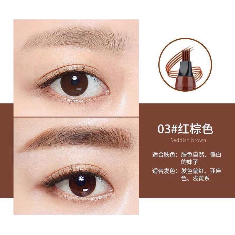 Bút kẻ sợi lông mày tiện dụng rõ sợi Qiqishop