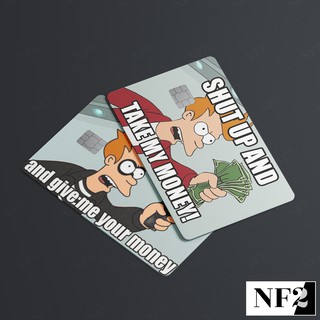 SHUT UP MEME - Decal Sticker Thẻ ATM (Thẻ Chung Cư, Thẻ Xe, Credit, Debit Cards) Miếng Dán Trang Trí NF2 Cards