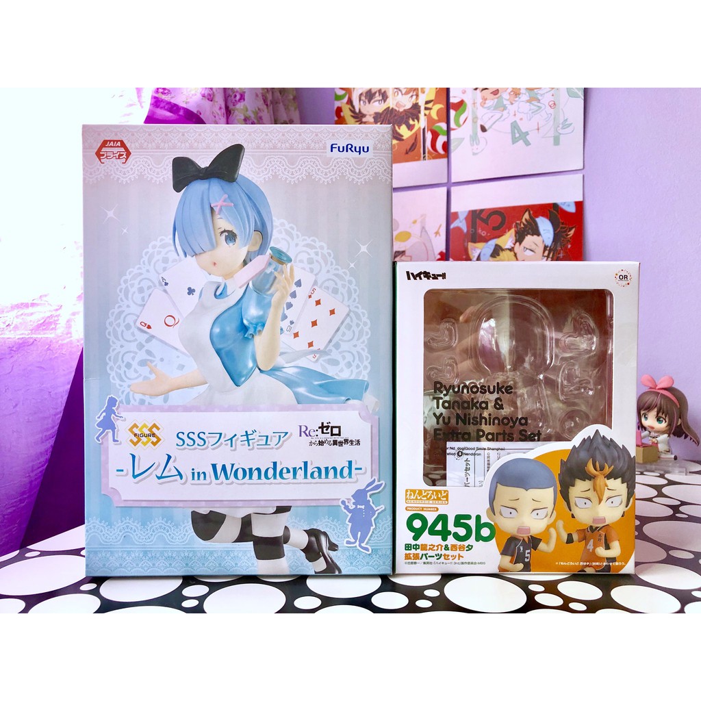 Mô Hình Figure Chính Hãng Anime Re:Zero, Rem, In Wonderland, FuRyu, Nhật Bản