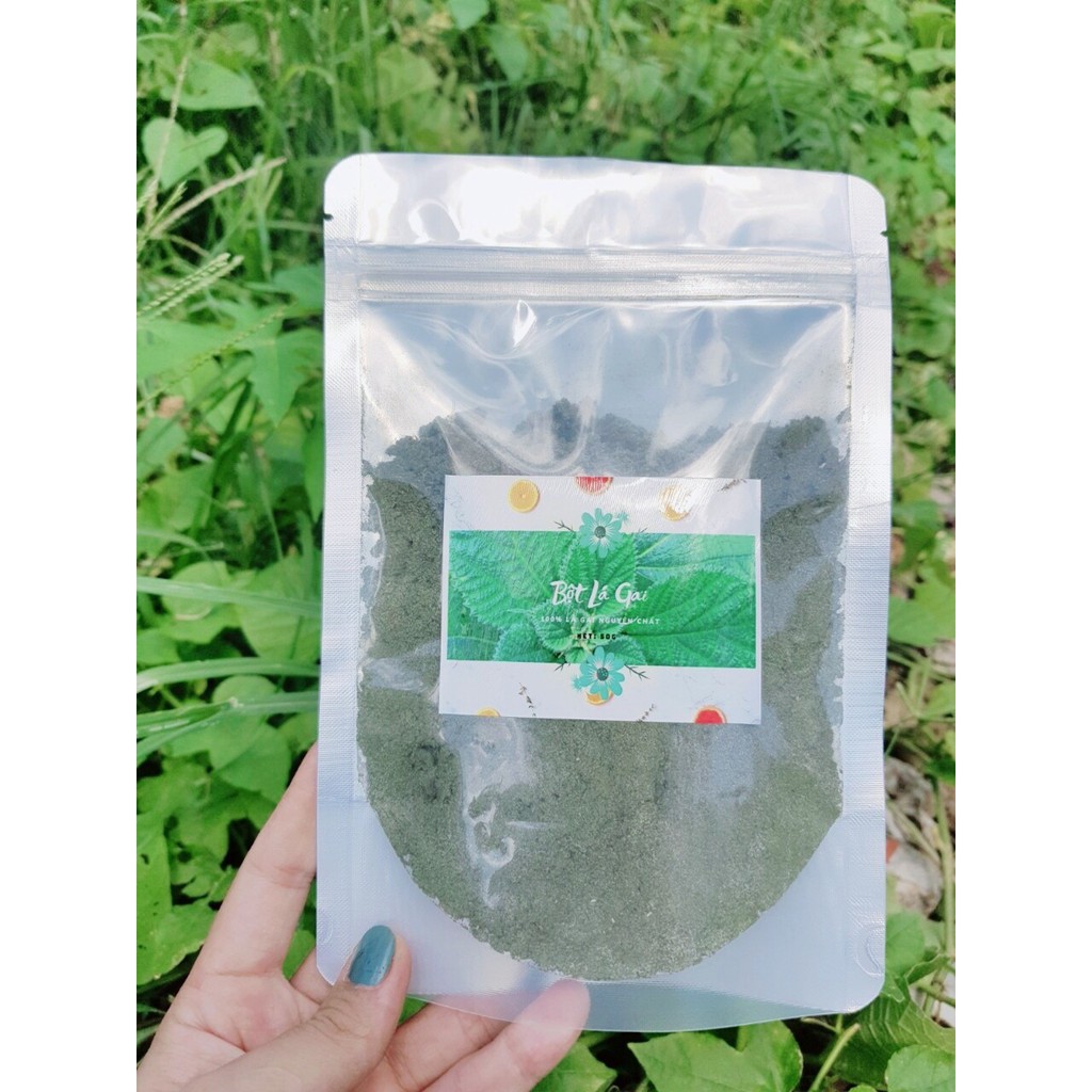 BỘT LÁ GAI KHÔ gói 50G - Cam Kết NGUYÊN CHẤT 100%