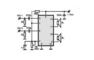 IC TDA7057AQ