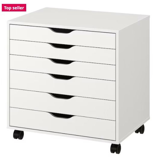 Tủ tài liệu alex ikea - xưởng tự đóng theo mẫu thiết kế Ikea - ảnh thật