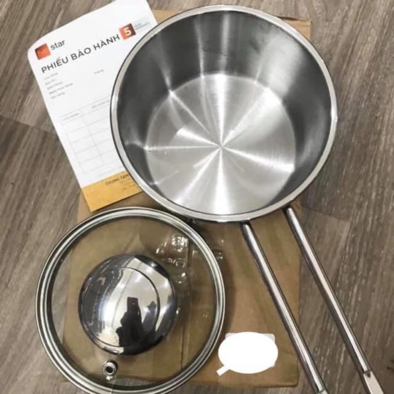 Quánh inox 3 đáy Five star 12/14/16 CM