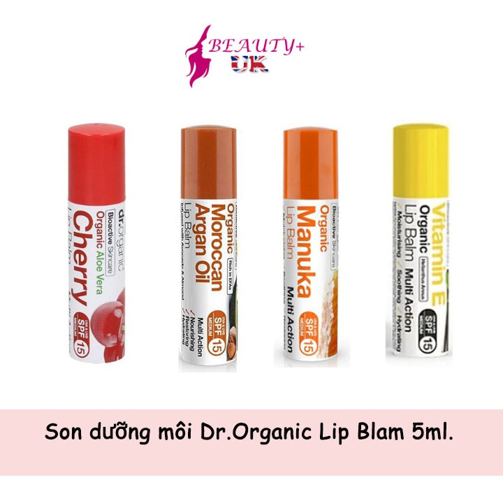 Son dưỡng môi Dr.Organic Lip Blam 5ml