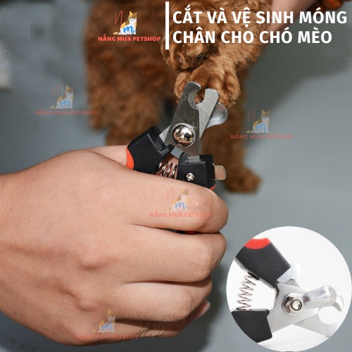 Kìm cắt móng chó mèo - Bộ kìm bấm móng kèm dũa cho chó mèo