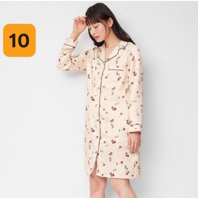Váy Ngủ Gu Lụa Satin - Hàng Nhật Nội Địa