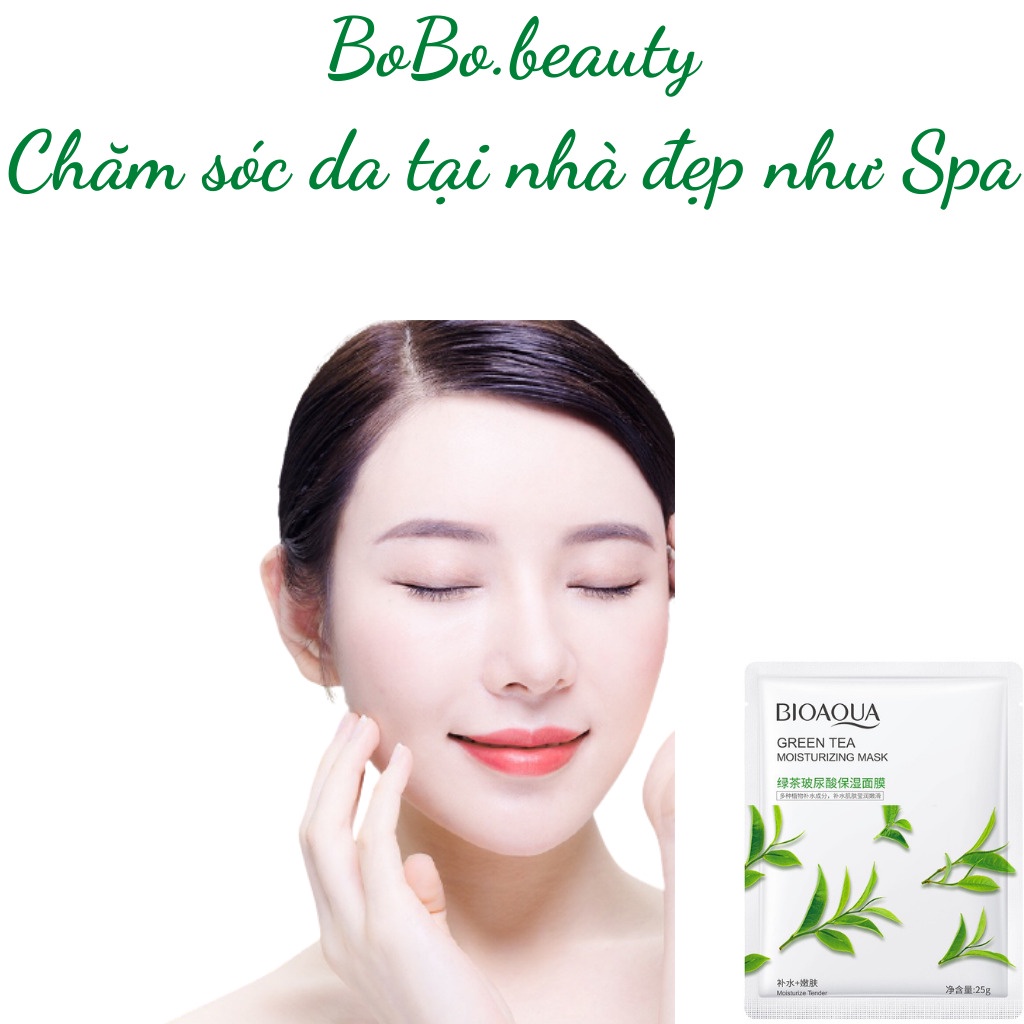 Mặt nạ giấy dưỡng da trắng sáng BIOAQUA cấp ẩm da dầu giảm mụn mask nội địa trung trái cây hoa quả