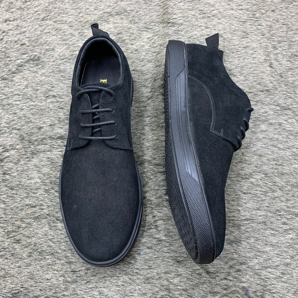 Giầy thể thao/sneaker nam da lộn đế cao su đúc