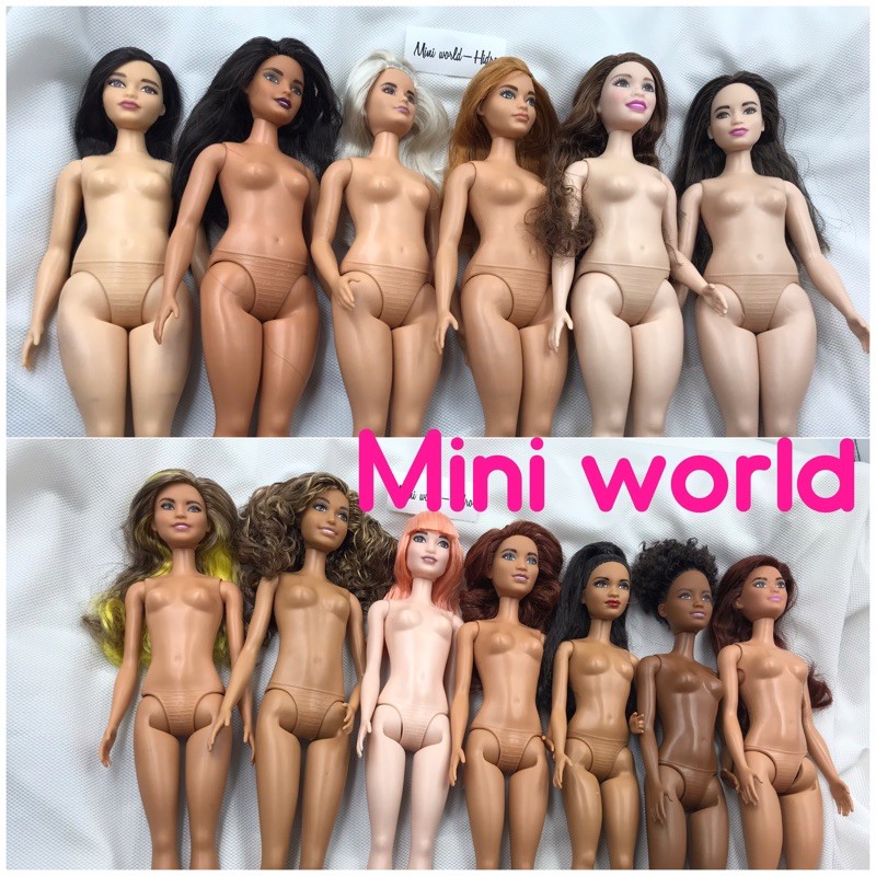 Búp bê Barbie fashionistas nghề nghiệp body curvy mập chính hãng