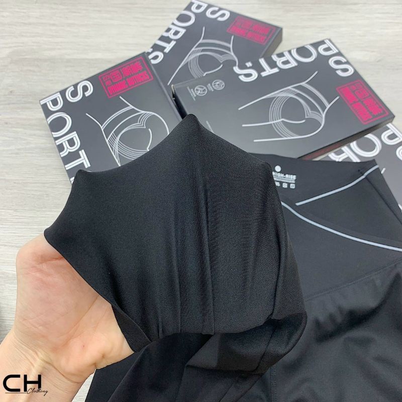 Quần legging gen bụng cạp viền hàng QC