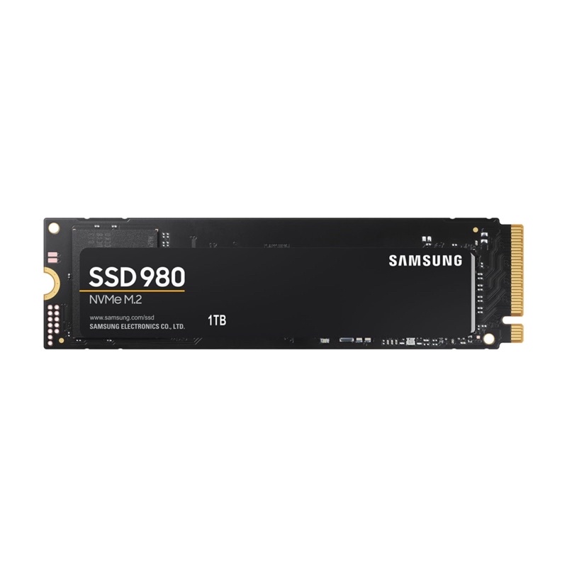 Ổ Cứng SSD Samsung 980 1TB (3500 MB/s, 3000 MB/s, M.2 PCIe, 2280, Gen 3x4, MLC)