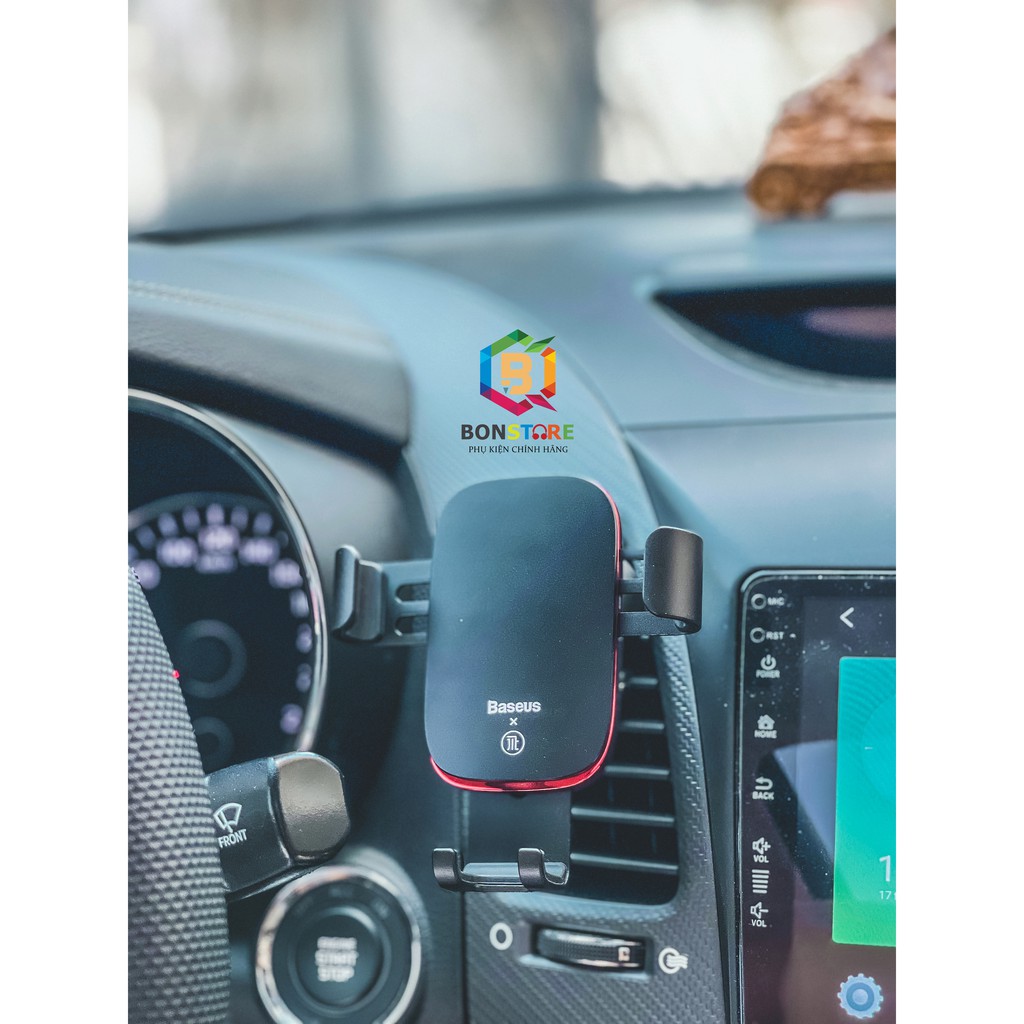Giá đỡ điện thoại kẹp cửa gió trọng lực trên Ô tô - Baseus Metal Age Gravity Car Mount | BigBuy360 - bigbuy360.vn