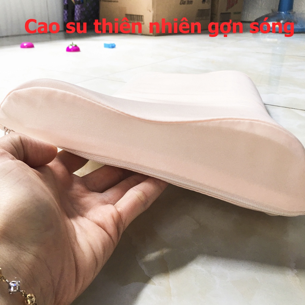 Gối Nằm em Bé Cao Su Non, gối liên á