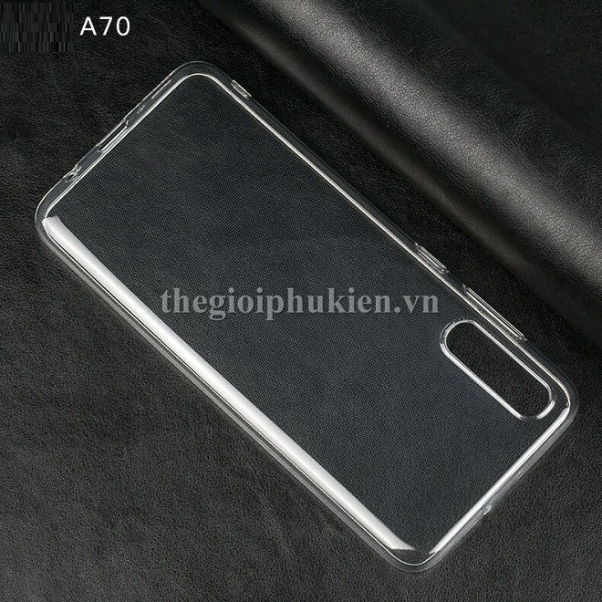 Ốp lưng silicon dẻo trong suốt SamSung Galaxy A70 siêu mỏng 0.6mm - Giá rẻ