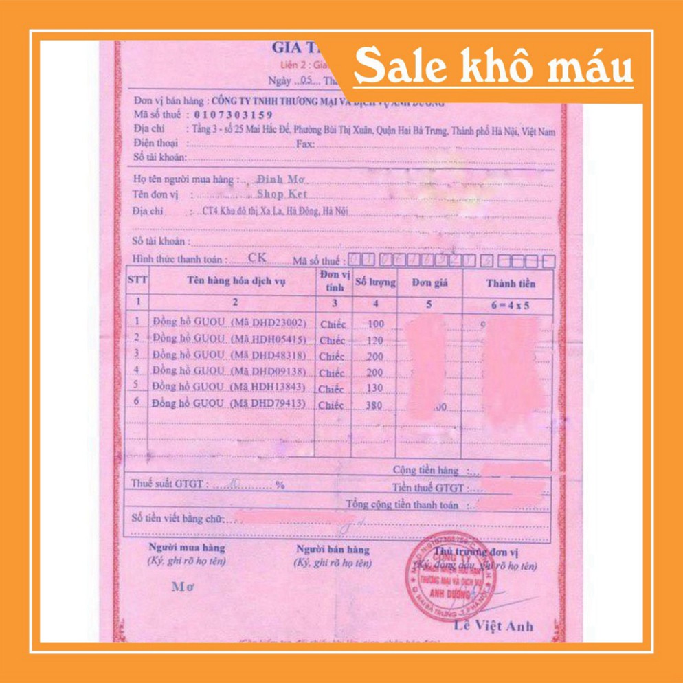 Đồng hồ nữ dây da mặt vuông G.u.o.u siêu xinh , da mềm bền
