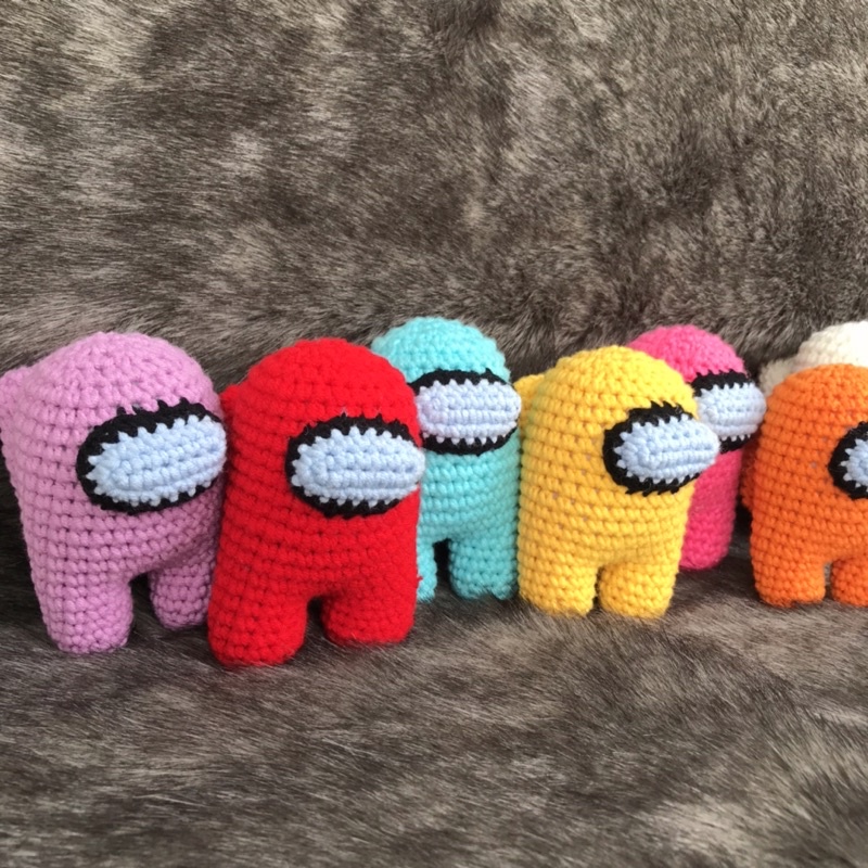 Among Us | Móc Khoá Len Among Us Handmande 11cm Siêu Cưng