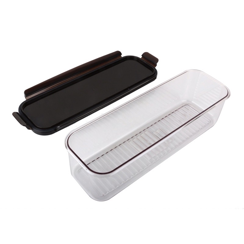 Hộp nhựa bảo quản thực phẩm Để Tủ Lạnh Có Khóa 4 Cạnh Kín Hơi Lock&Lock Bisfree Modular dung tích 1.8L LBF410