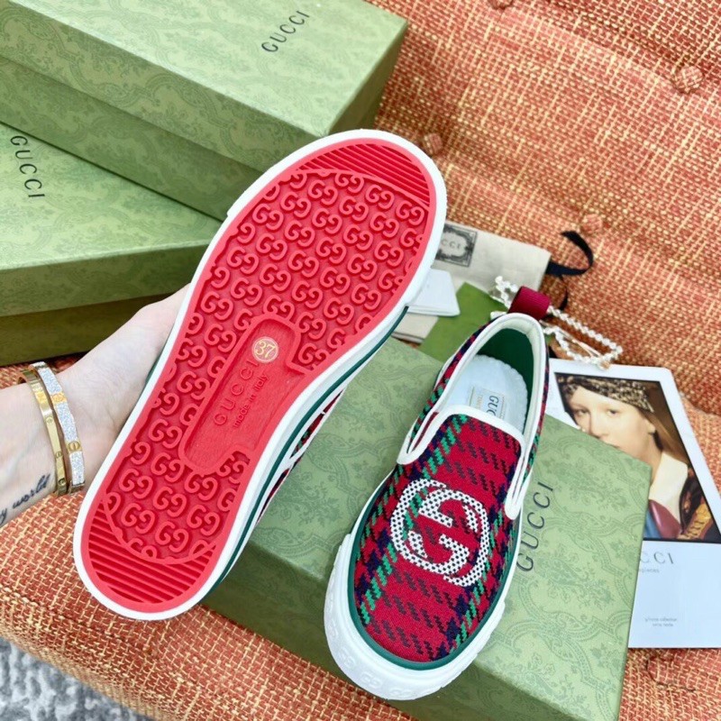 Giày lười nam Gucci GG 2021 cao cấp phong cách cổ điển cá tính
