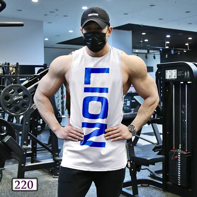 ÁO SÁT NÁCH THỂ THAO NAM NỮ 220 BA LỖ THUN LẠNH TANKTOP 5 MÀU LION CỰC HOT