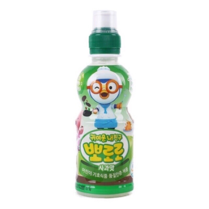 Nước trái cây Pororo Paldo Hàn Quốc chai 235ml - vị Táo xanh