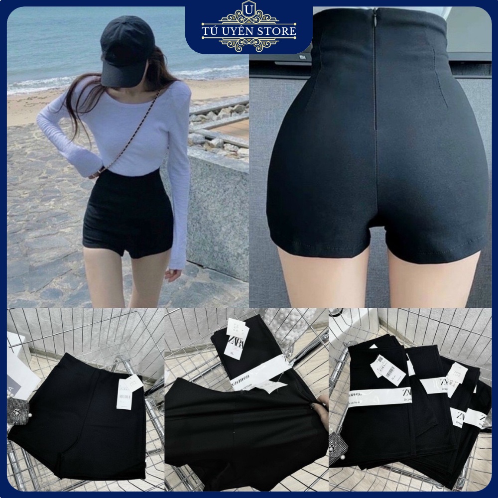 Quần short dance lưng cao - Quần short nữ , short dance, short diễn, pole dance, twerk chất thun cotton dày co giãn