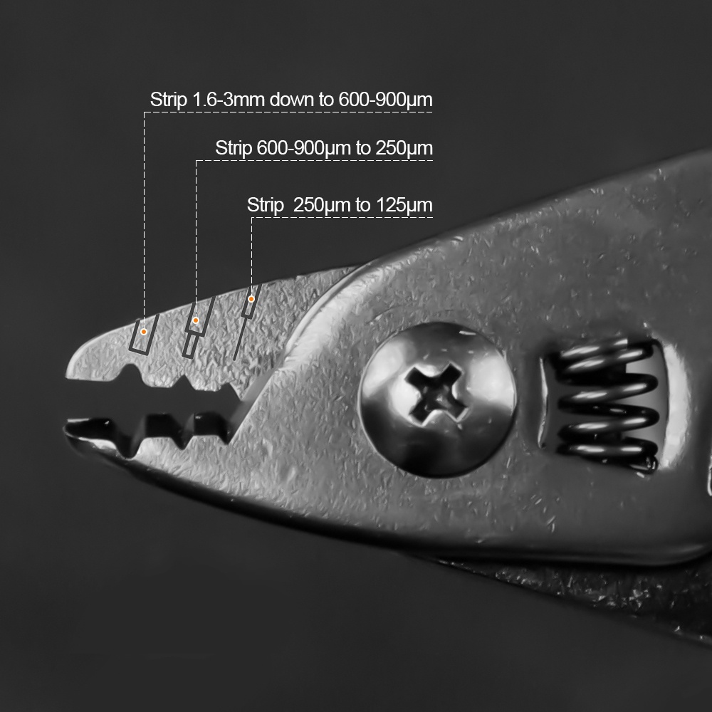 AMPCOM CFS-3 Dụng cụ rạch sợi quang Ba lỗ Pigtail Stripping