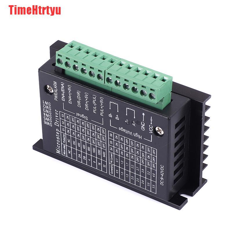 TimeHtrtyu TB6600 42/57/86 Stepper Motor Driver 32 Subdivision 4A 40VDC CNC