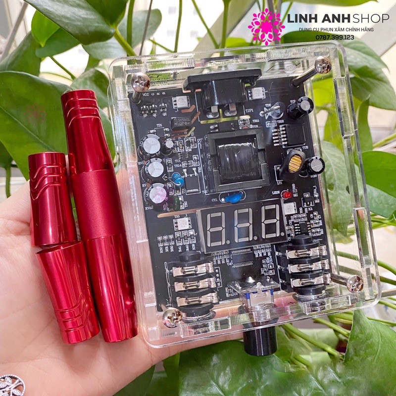 Bộ Máy PEN 5.0 2 Đầu Mini cao cấp Phun Xăm