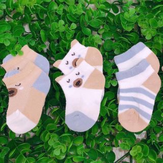 [Set 5 đôi ]Tất lưới hè thu đẹp cho bé