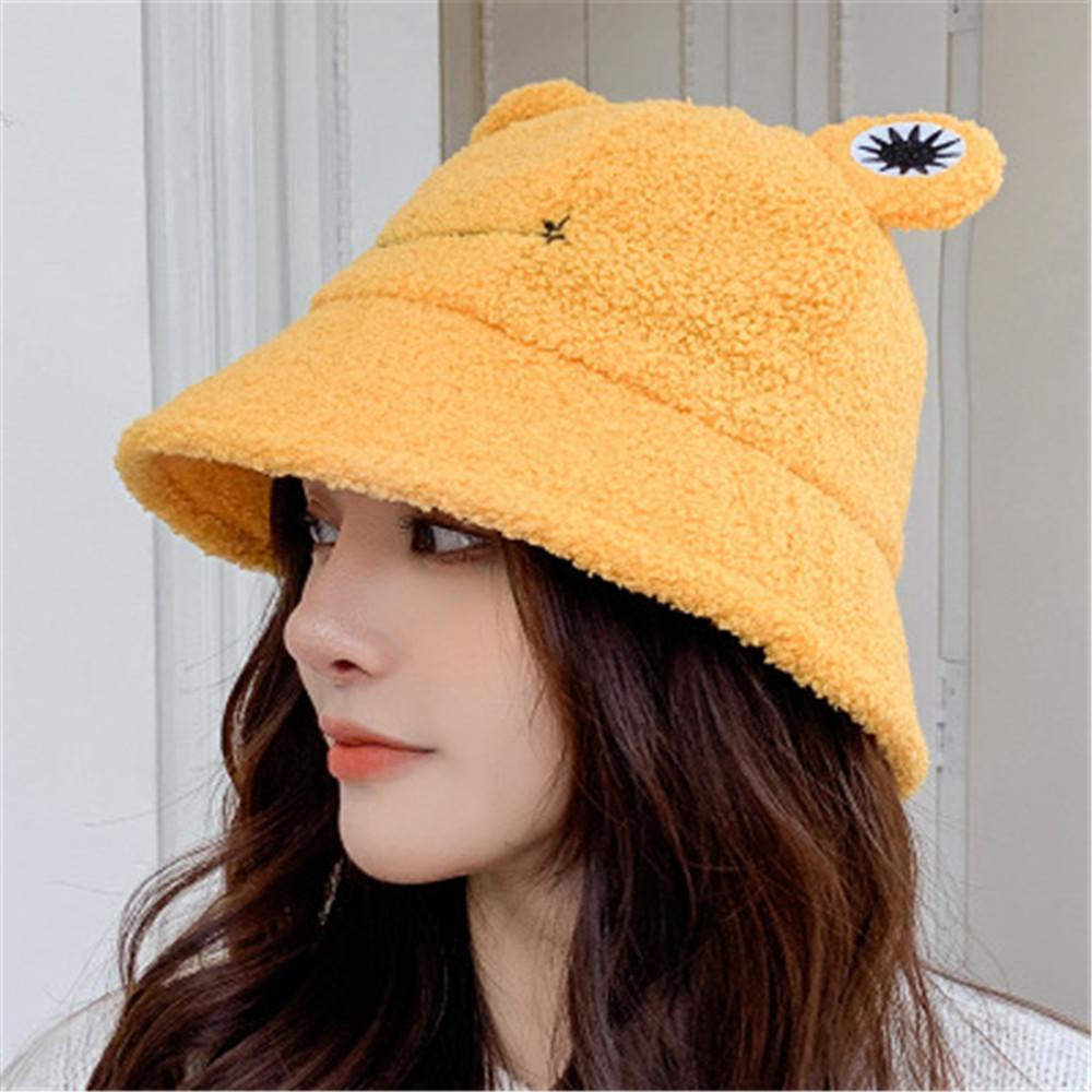 EUTUS Nón Bucket Hoạ Tiết Chú Ếch Đáng Yêu Cho Phái Nữ