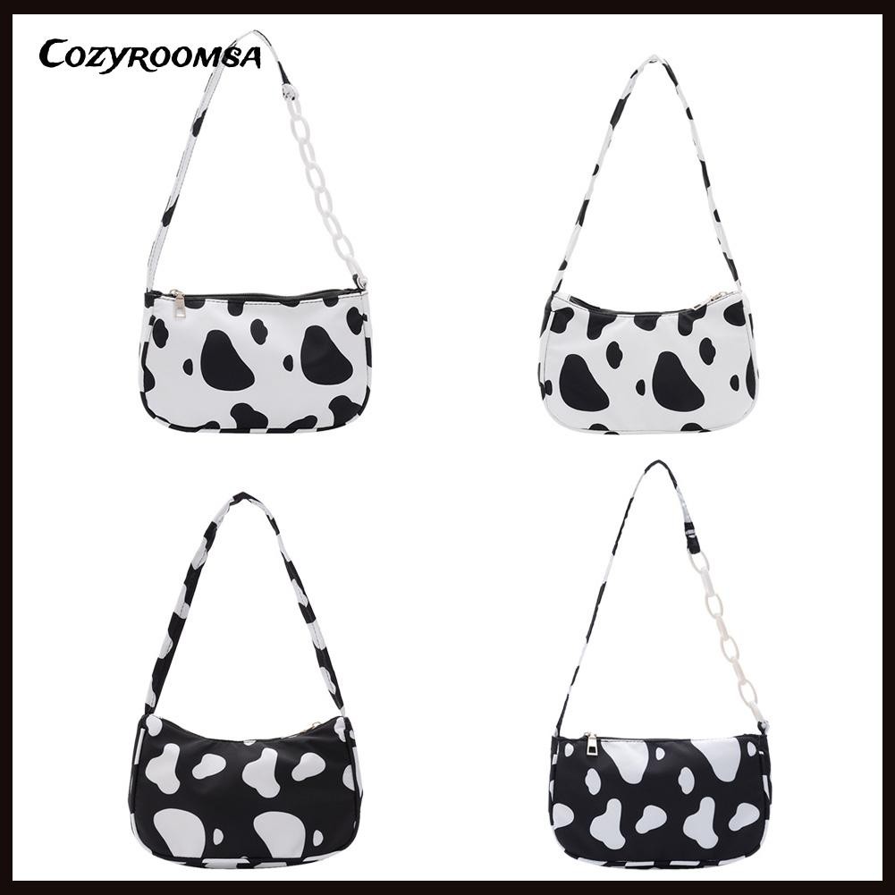 Túi Xách Tay In Hình Hộp Sữa Thời Trang Nữ Tính