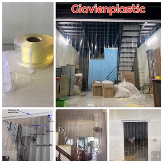 Rèm nhựa PVC ngăn lạnh Rèm nhựa ngăn lạnh giá rẻ Rèm nhựa PVC tại hà nội( rộng 2m đến 3m  x cao )