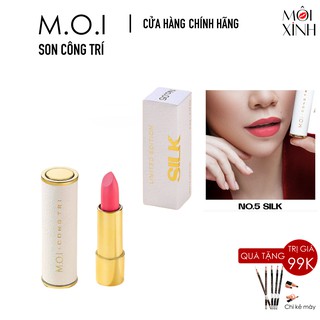 [Chính Hãng]- Son Môi Hồng Cam Đào M.O.I Hồ Ngọc Hà Son Thỏi Lì M.O.I x Công Trí (Bản Giới Hạn)