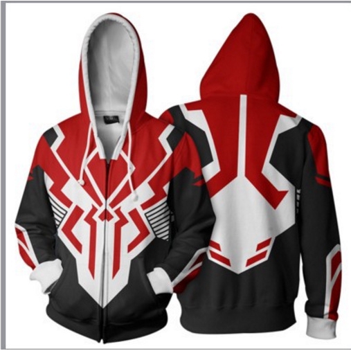 Áo khoác khóa kéo hóa trang Power Rangers 3D | BigBuy360 - bigbuy360.vn