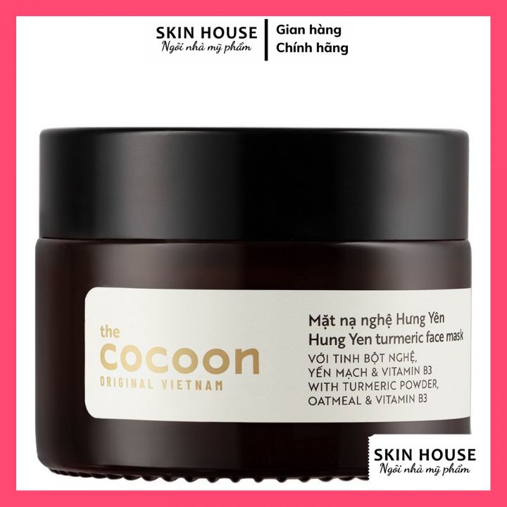 Mặt Nạ Nghệ Cocoon Turmeric Face Mask 30ml - Mặt Nạ Nghệ Hưng Yên Giúp Giảm Thâm Đều Màu