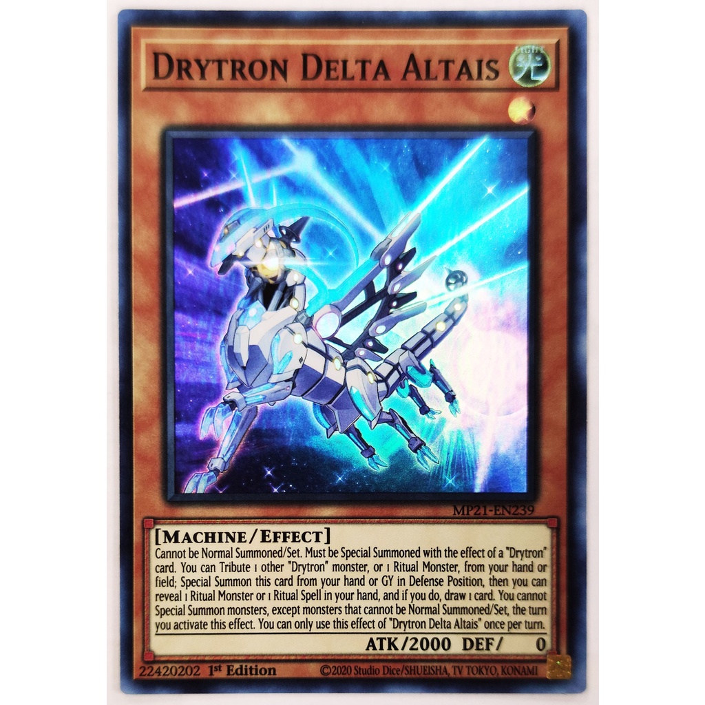 [Thẻ Yugioh] Drytron Delta Altais |EN| Super Rare / Rare