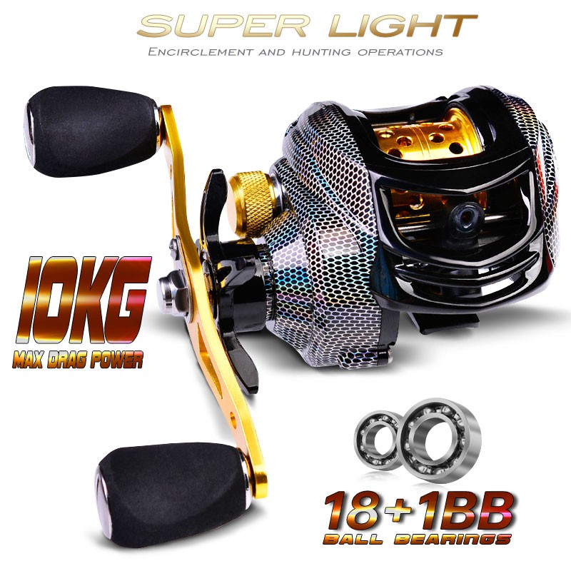 Máy Câu Cá 18 + 1BB 7.2: 1 Chất Lượng Cao Pesca S2